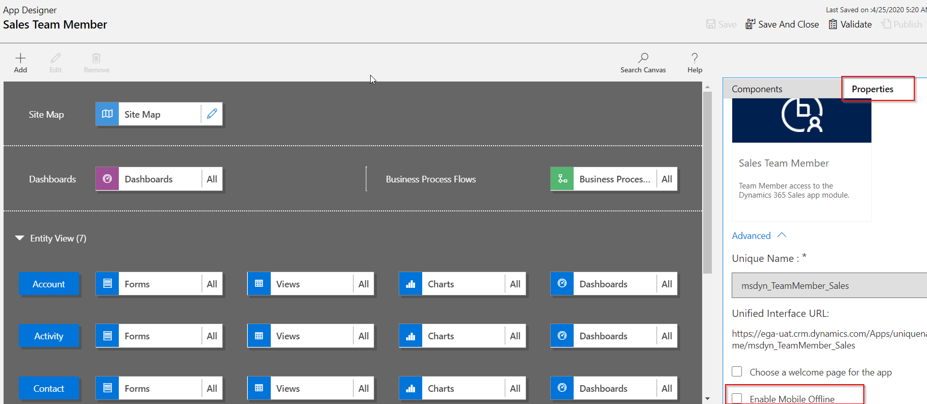 Luda app dashboard