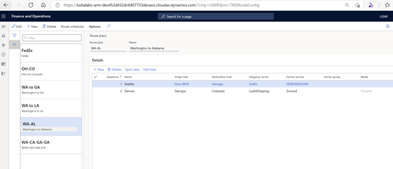 Finance and Operations dashboard