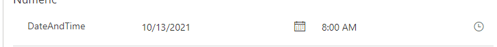 Power Apps time and date